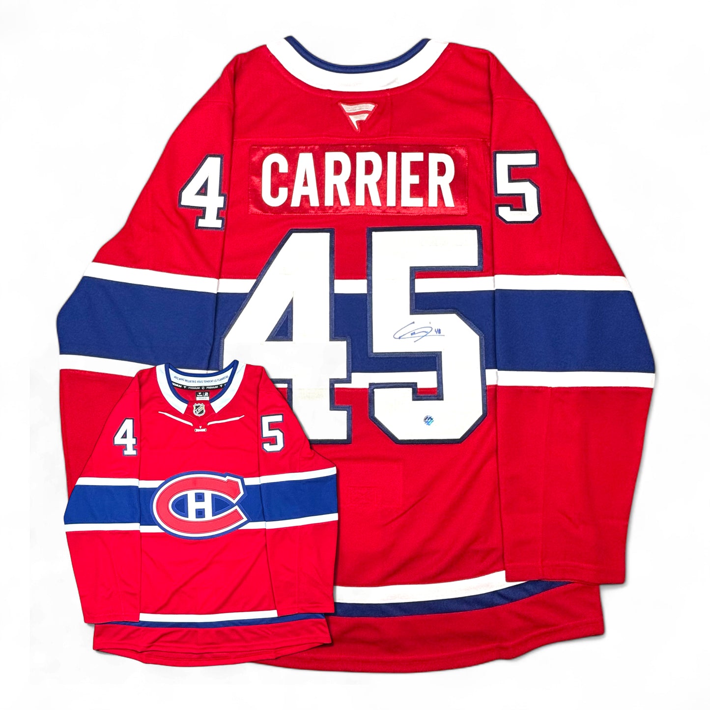 ALEX CARRIER- JERSEY HOCKEY AUTOGRAPHIÉ - FANATICS
