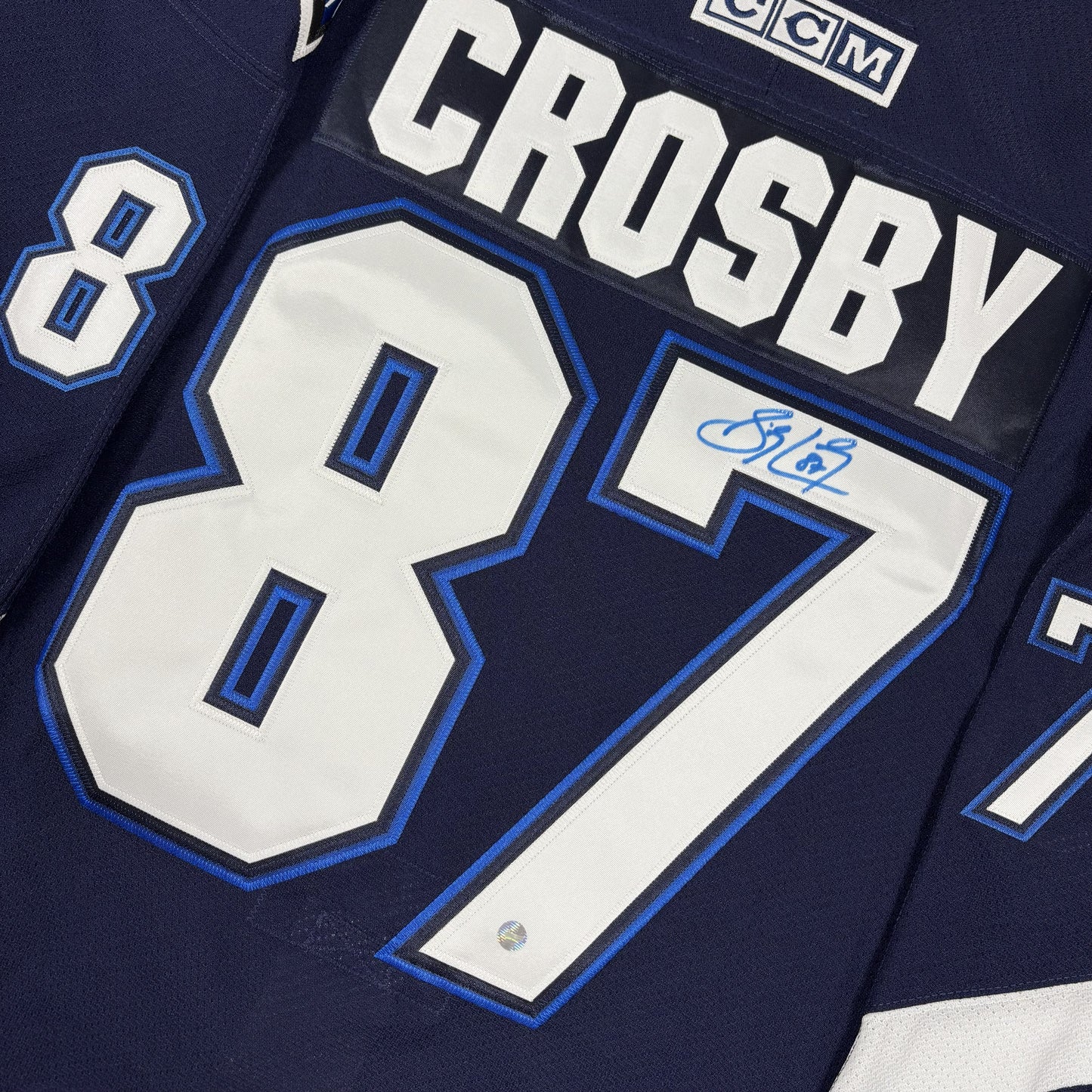 SIDNEY CROSBY - JERSEY HOCKEY AUTOGRAPHIÉ - CCM PRO