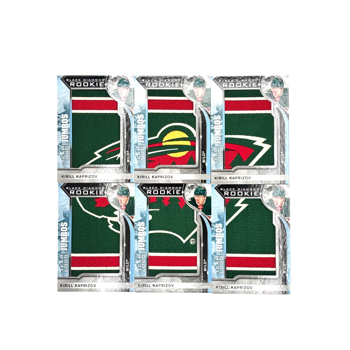 2020-21 - BLACK DIAMOND - ROOKIE TEAM LOGO JUMBOS - KIRILL KAPRIZOV X6 (CREST COMPLET)