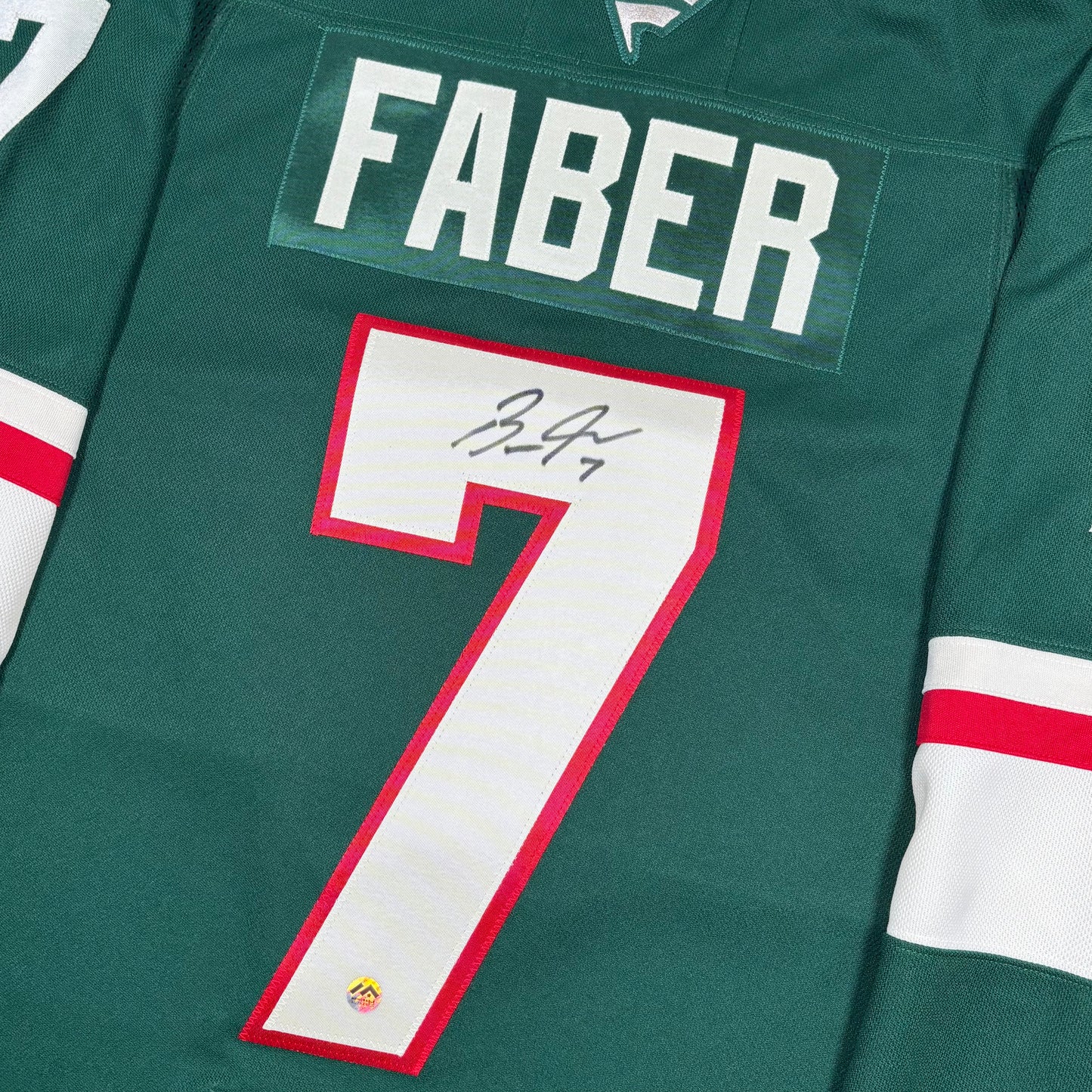 BROCK FABER - JERSEY HOCKEY AUTOGRAPHIÉ - FANATIC