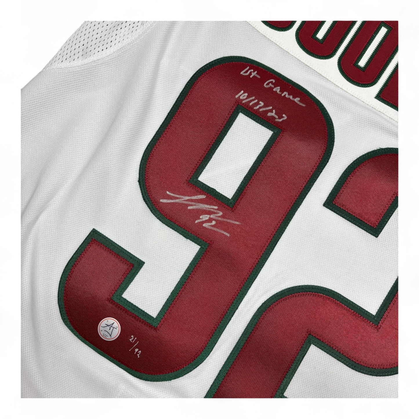 LOGAN COOLEY- JERSEY HOCKEY AUTOGRAPHIÉ - ADIDAS