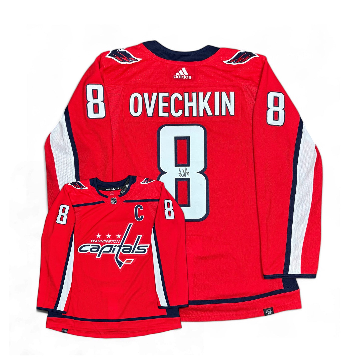 ALEXANDER OVECHKIN - AUTOGRAPHED HOCKEY JERSEY - ADIDAS