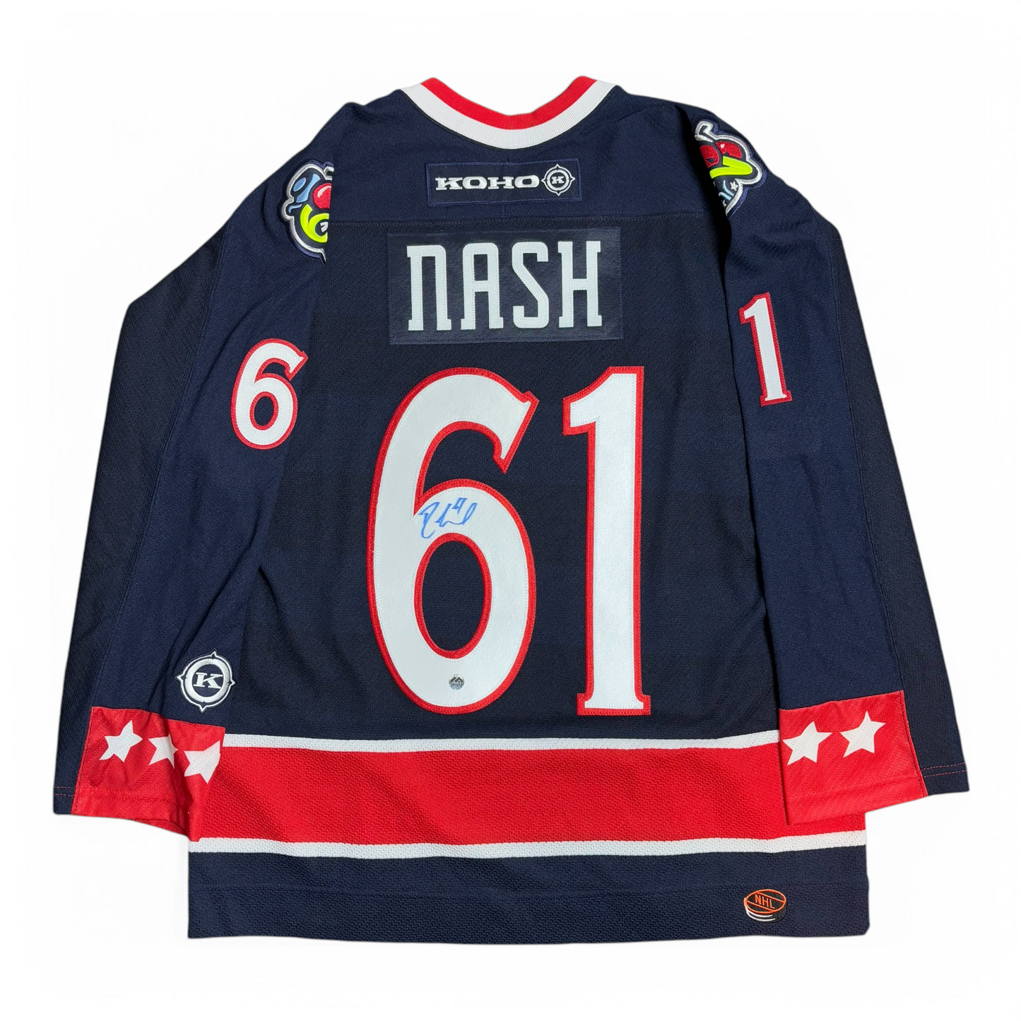 RICK NASH - JERSEY HOCKEY AUTOGRAPHIÉ - KOHO