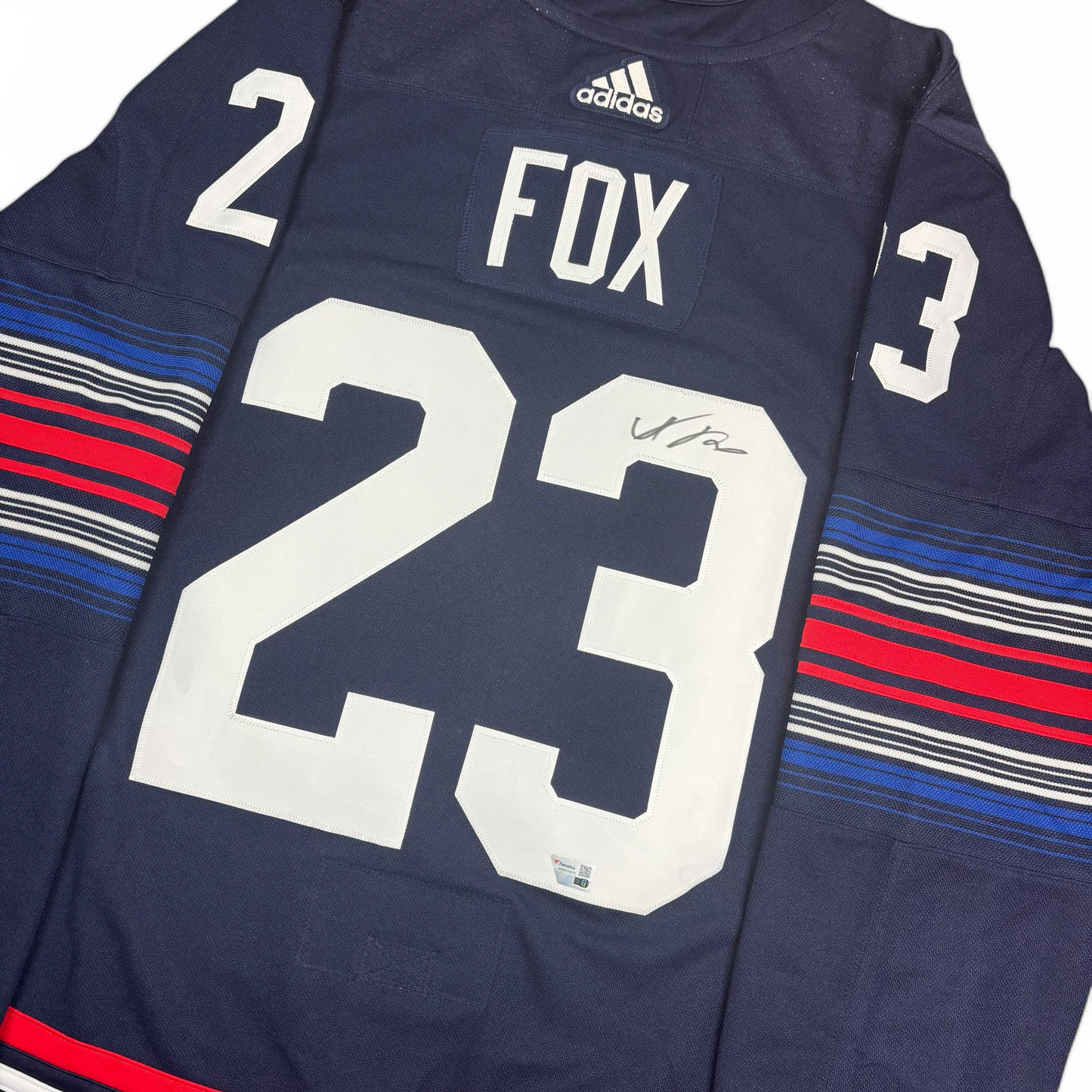 ADAM FOX - JERSEY HOCKEY AUTOGRAPHIÉ - ADIDAS