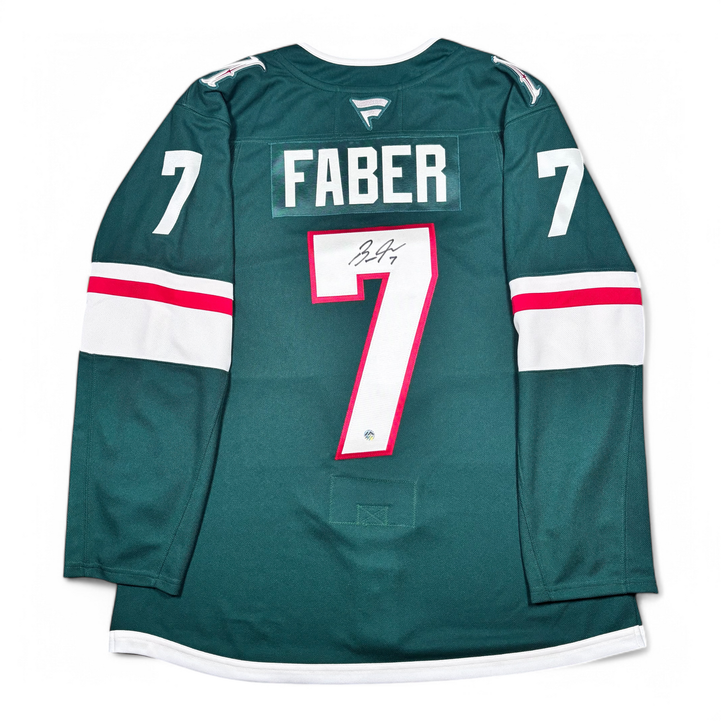BROCK FABER - JERSEY HOCKEY AUTOGRAPHIÉ - FANATIC