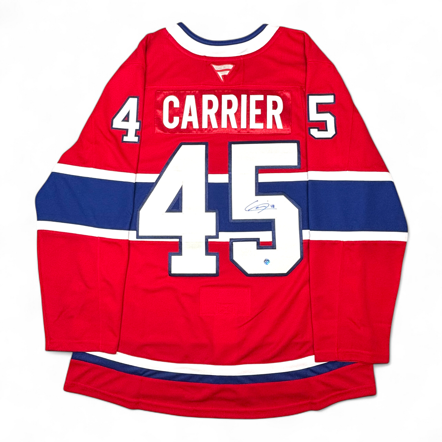 ALEX CARRIER- JERSEY HOCKEY AUTOGRAPHIÉ - FANATICS