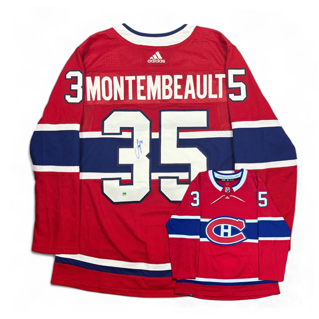 SAMUEL MONTEMBEAULT - AUTOGRAPHED HOCKEY JERSEY - ADIDAS