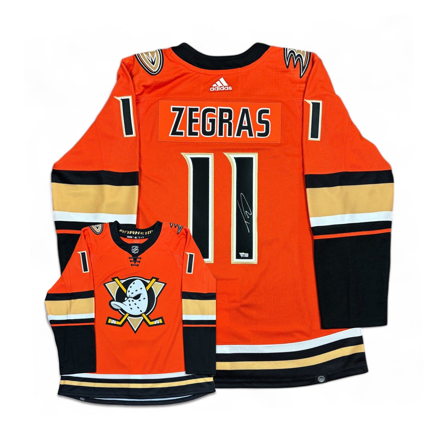 TREVOR ZEGRAS - AUTOGRAPHED HOCKEY JERSEY - ADIDAS