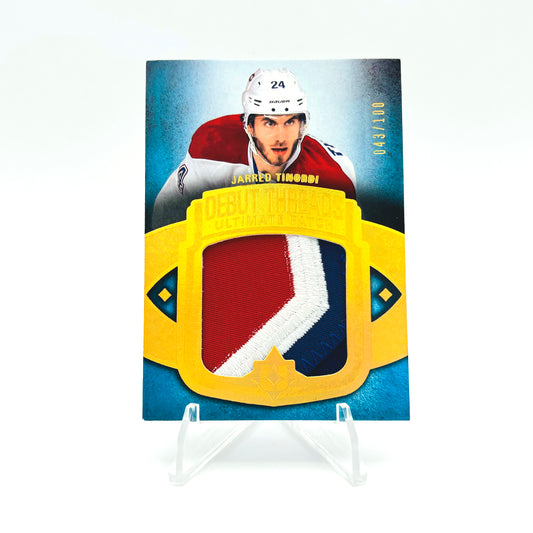2013-14 -ULTIMATE COLLECTION - DEBUT THREADS - ULTIMATE PATCH - JARRED TINORDI 043/100