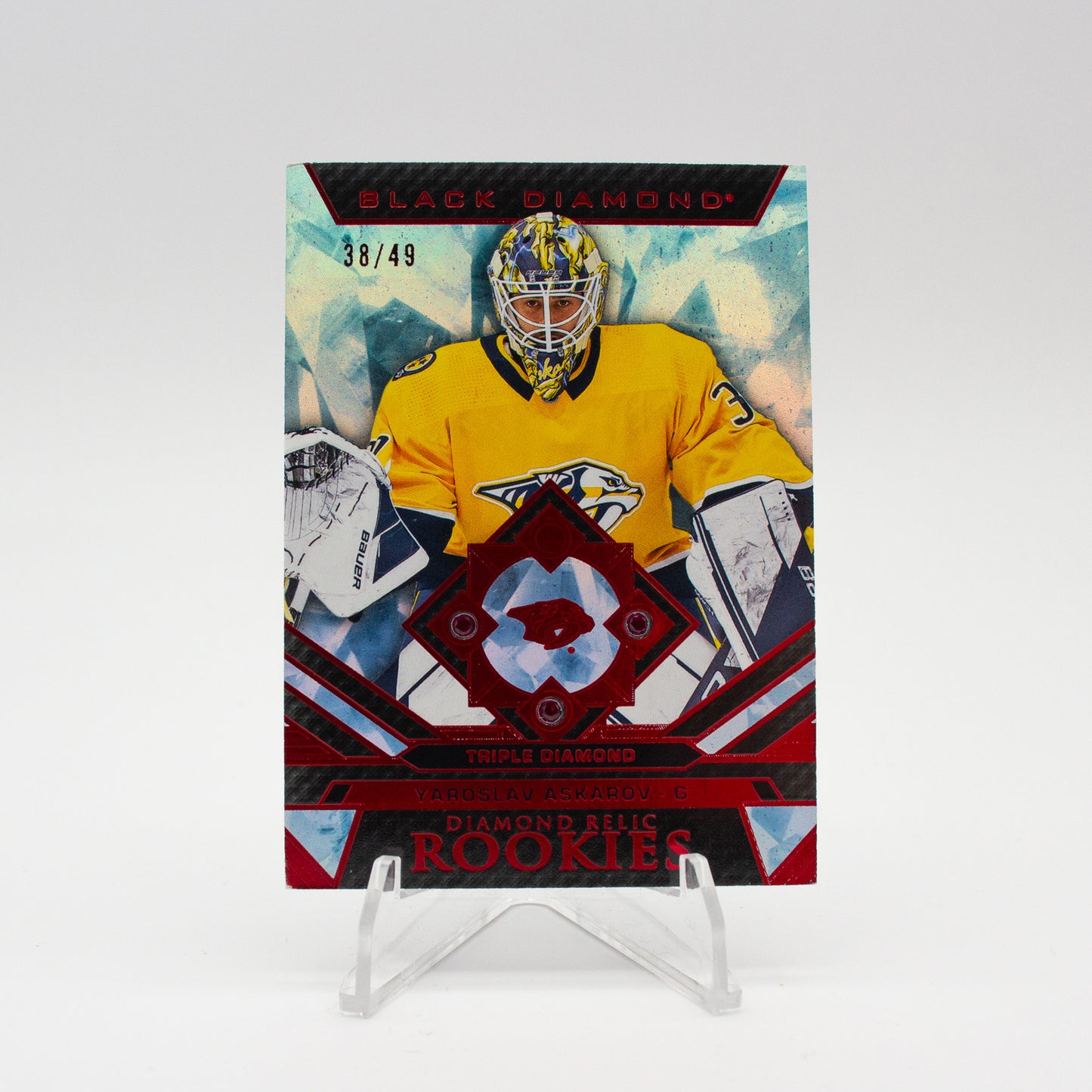 2023-2024- UD BLACK DIAMOND - DIAMOND RELIC ROOKIES - TRIPLE DIAMOND -  YAROSLAV ASKAROV
