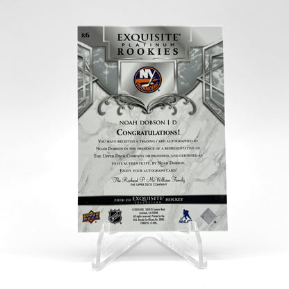 2020-21 - UD EXQUISITE  - ROOKIES - NOAH DOBSON 066/199