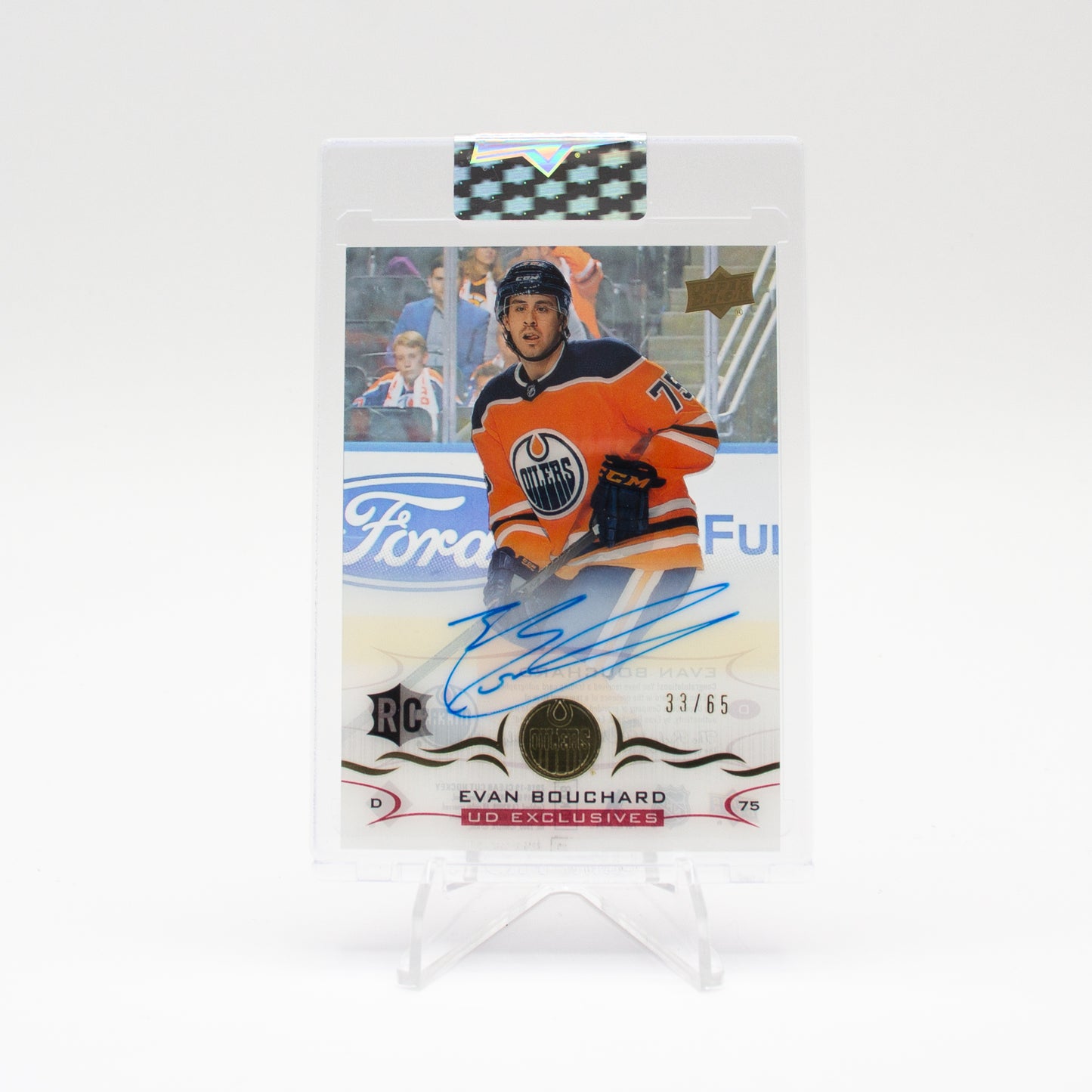 2018-19 - UD CLEAR CUT - EXCLUSIVE - EVAN BOUCHARD