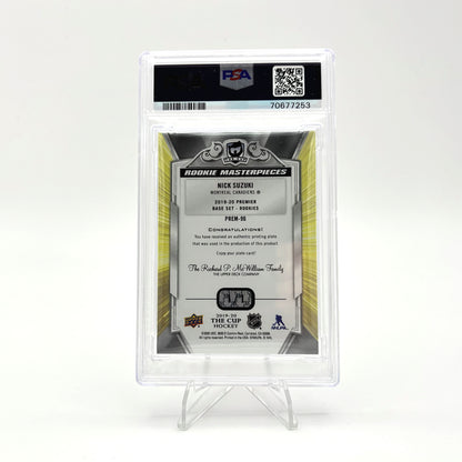 2019-20 - UD THE CUP - ROOKIE MASTERPIECES - BLACK PRINTING PLATE - NICK SUZUKI