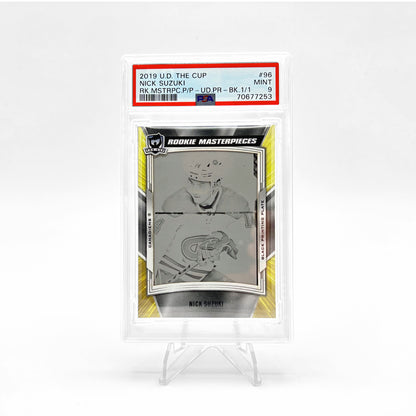 2019-20 - UD THE CUP - ROOKIE MASTERPIECES - BLACK PRINTING PLATE - NICK SUZUKI
