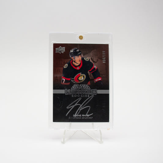 2023-24 UD BLACK - BLACK LUSTROUS ROOKIE - SHANE PINTO /199