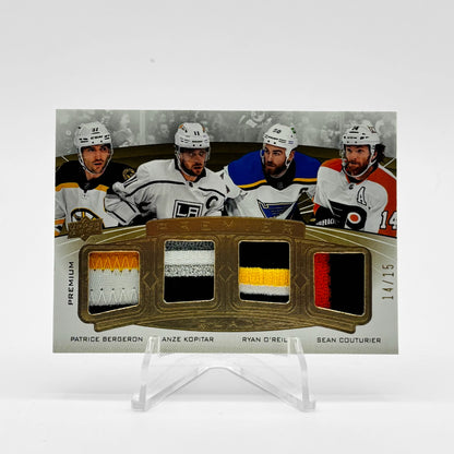 2021 - 21 UD PREMIER - PREMIER QUAD - BERGERON / KOPITAR / O'REILLY / COUTURIER