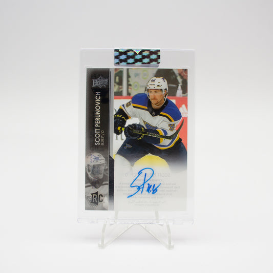2021-22 - UD CLEAR CUT - AUTO - SCOTT PERUNOVICH