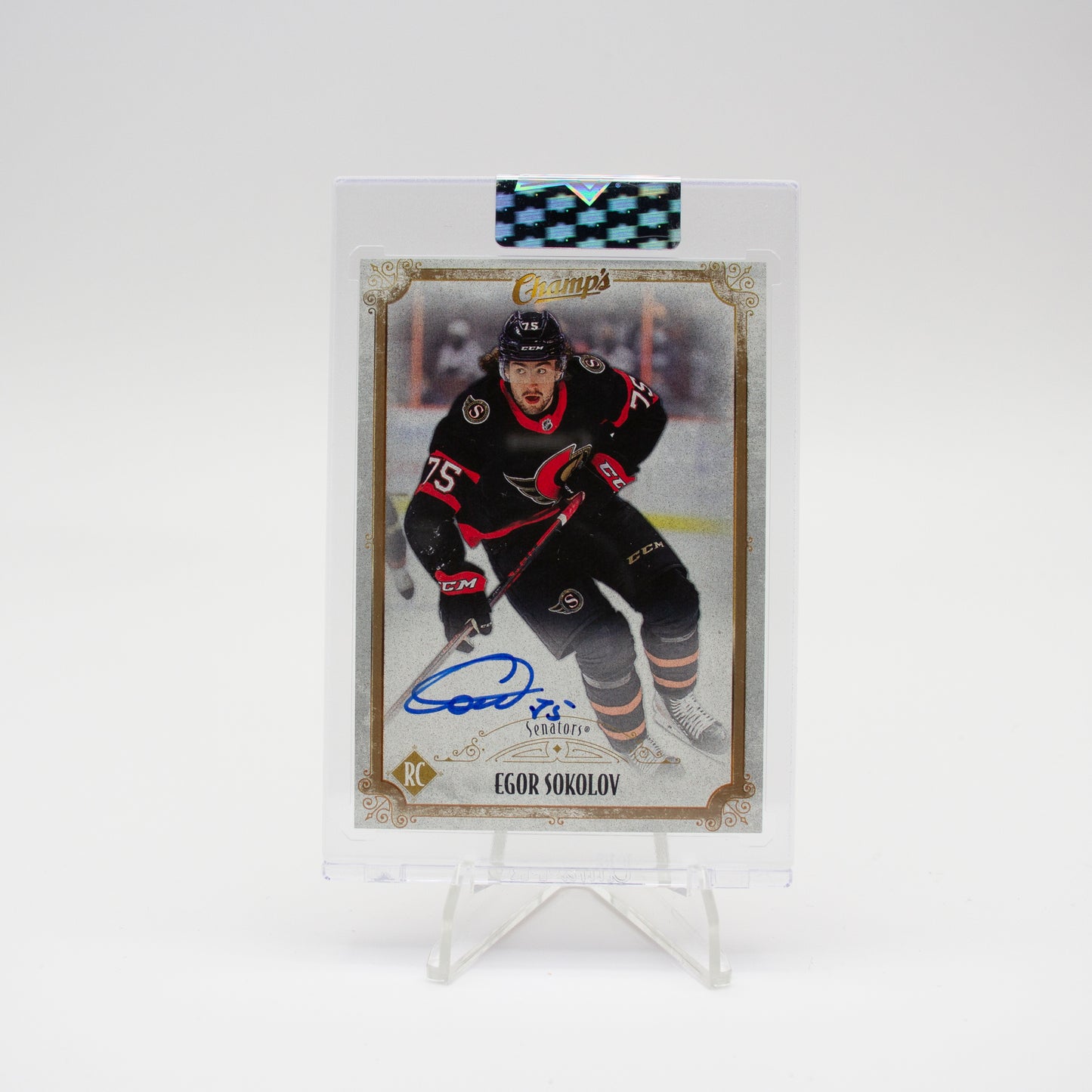 2021-22 - UD CLEAR CUT - CHAMPS AUTO - EGOR SOKOLOV