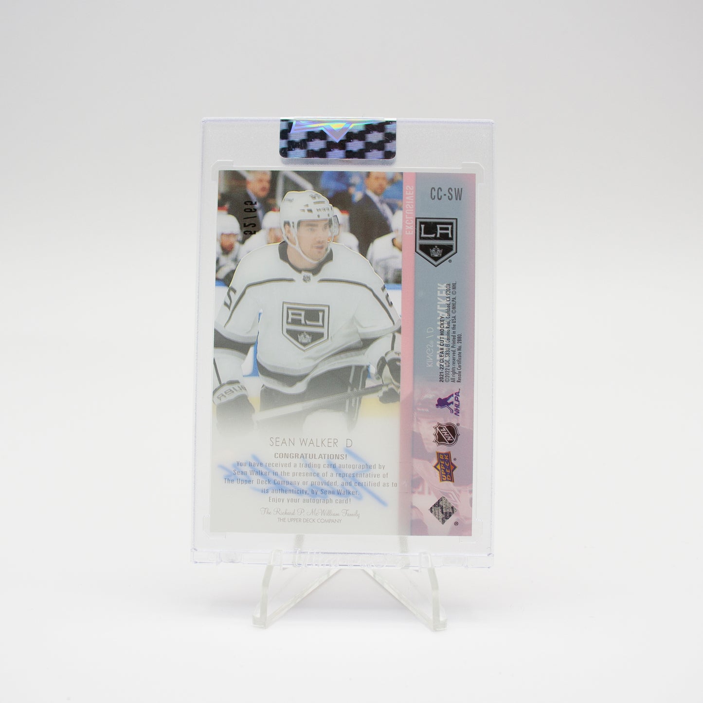 2021-22 - UD CLEAR CUT - EXCLUSIVE - SEAN WALKER