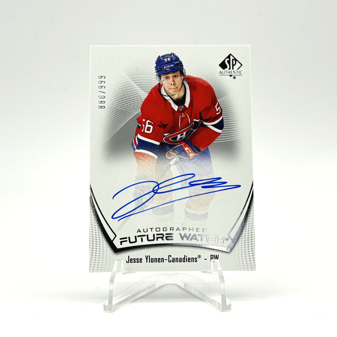 2021-22 - SP AUTHENTIC - FUTURE WATCH AUTO - JESSE YLONEN /999