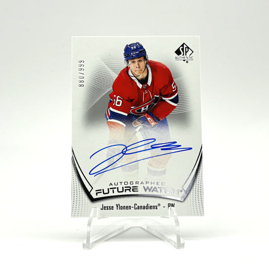 2021-22 - SP AUTHENTIC - FUTURE WATCH AUTO - JESSE YLONEN /999