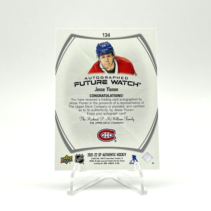 2021-22 - SP AUTHENTIC - FUTURE WATCH AUTO - JESSE YLONEN /999