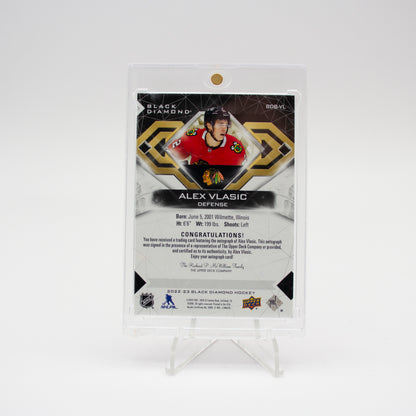 2022-23 - BLACK DIAMOND - ROOKIE AUTO - ALEX VLASIC /99