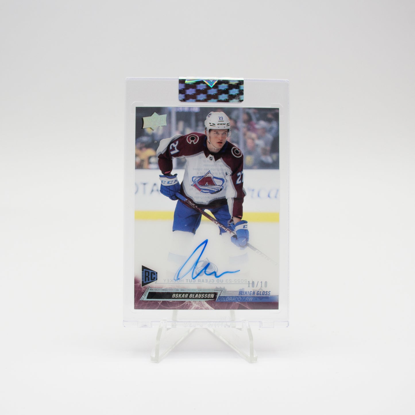 2022-23 - UD CLEAR CUT -HIGH GLOSS - OSKAR OLAUSSON /10