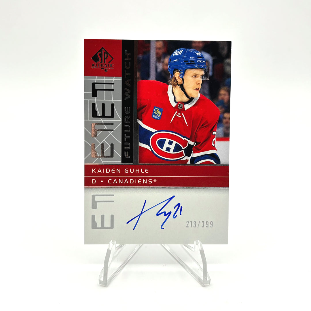 2022-23 - SP AUTHENTIC - RETRO FUTURE WATCH AUTO - KAIDEN GUHLE  /399