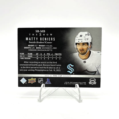 2022-23- UD THE CUP - THE SHOW - MATTY BERNIERS  /99