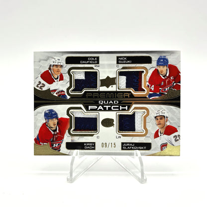 2022-23 - UD PREMIER - QUAD PATCH - CAUFIELD / SUZUKI / DACH / SLAF /15
