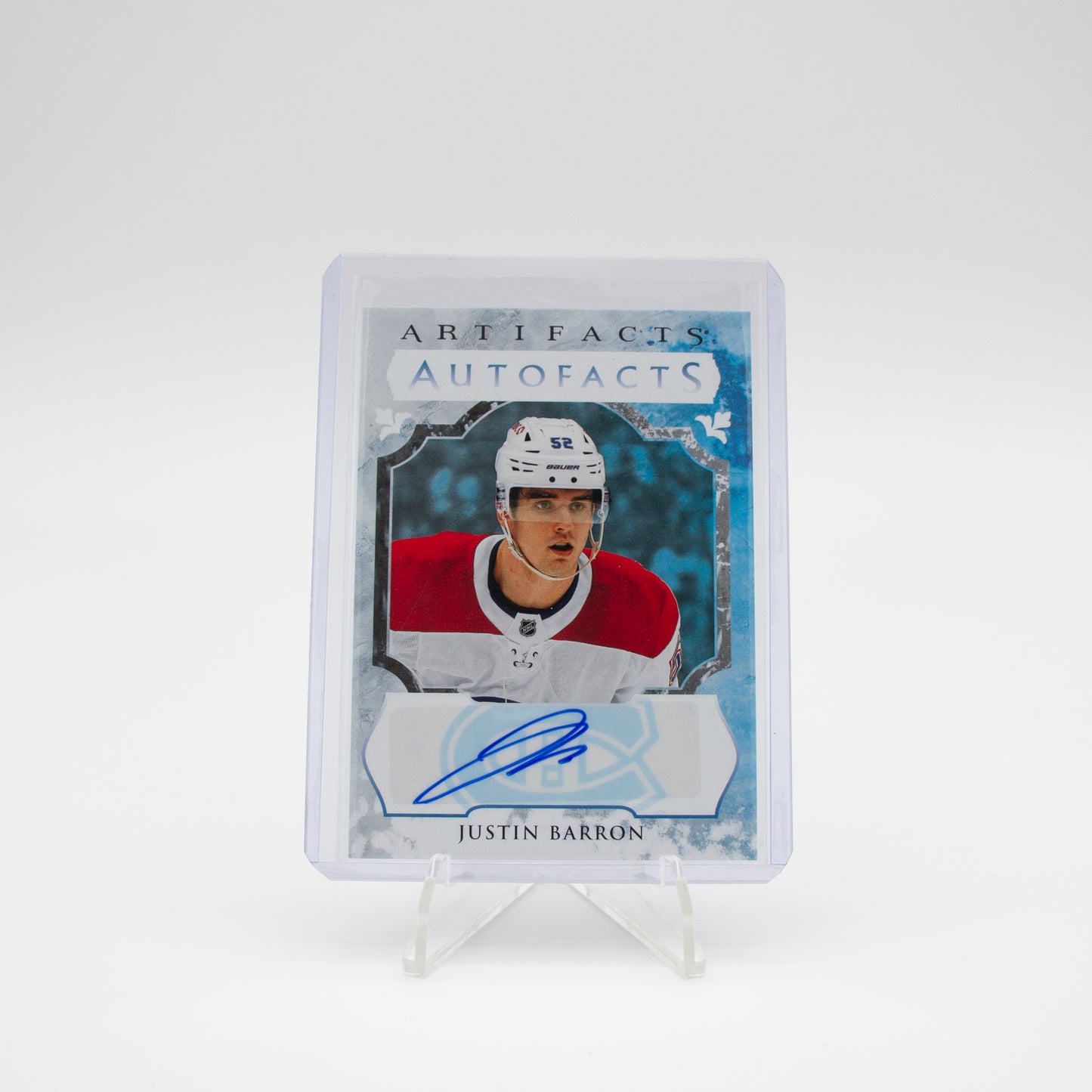 2023-24 UD ARTIFACTS - AUTOFACTS - JUSTIN BARRON