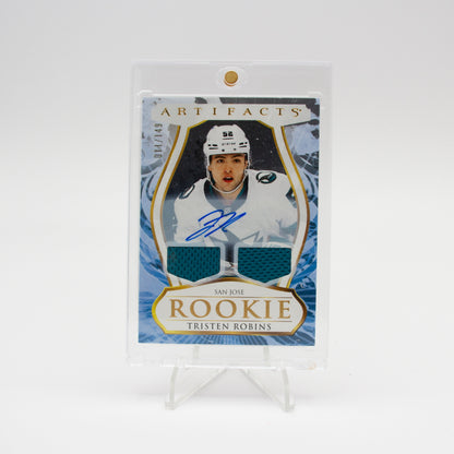 2023-24 UD ARTIFACTS AUTO PATCH ROOKIE - TRISTEN ROBINS /199