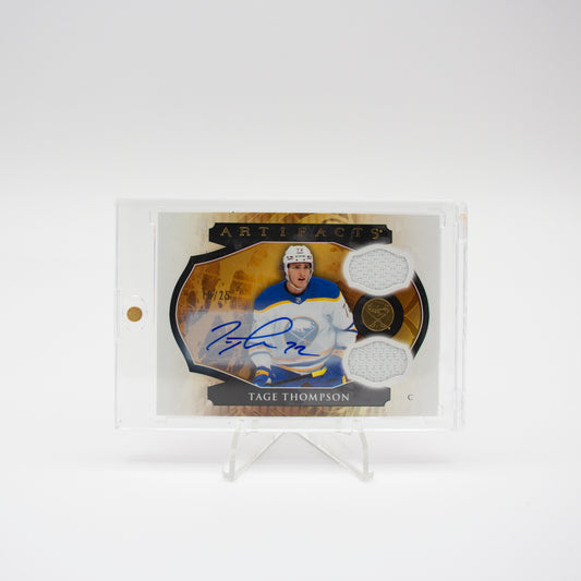 2023-24 UD ARTIFACTS AUTO PATCH - TAGE THOMPSON /25