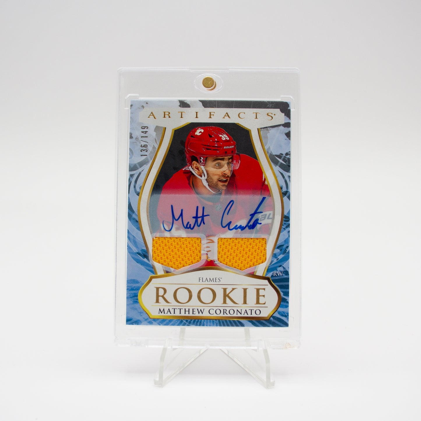2023-24 UD ARTIFACTS AUTO PATCH ROOKIE - MATTHEW CORONATO /149