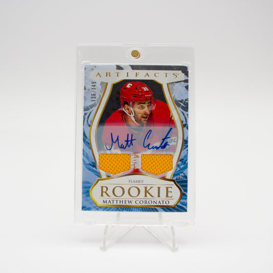 2023-24 UD ARTIFACTS AUTO PATCH ROOKIE - MATTHEW CORONATO /149
