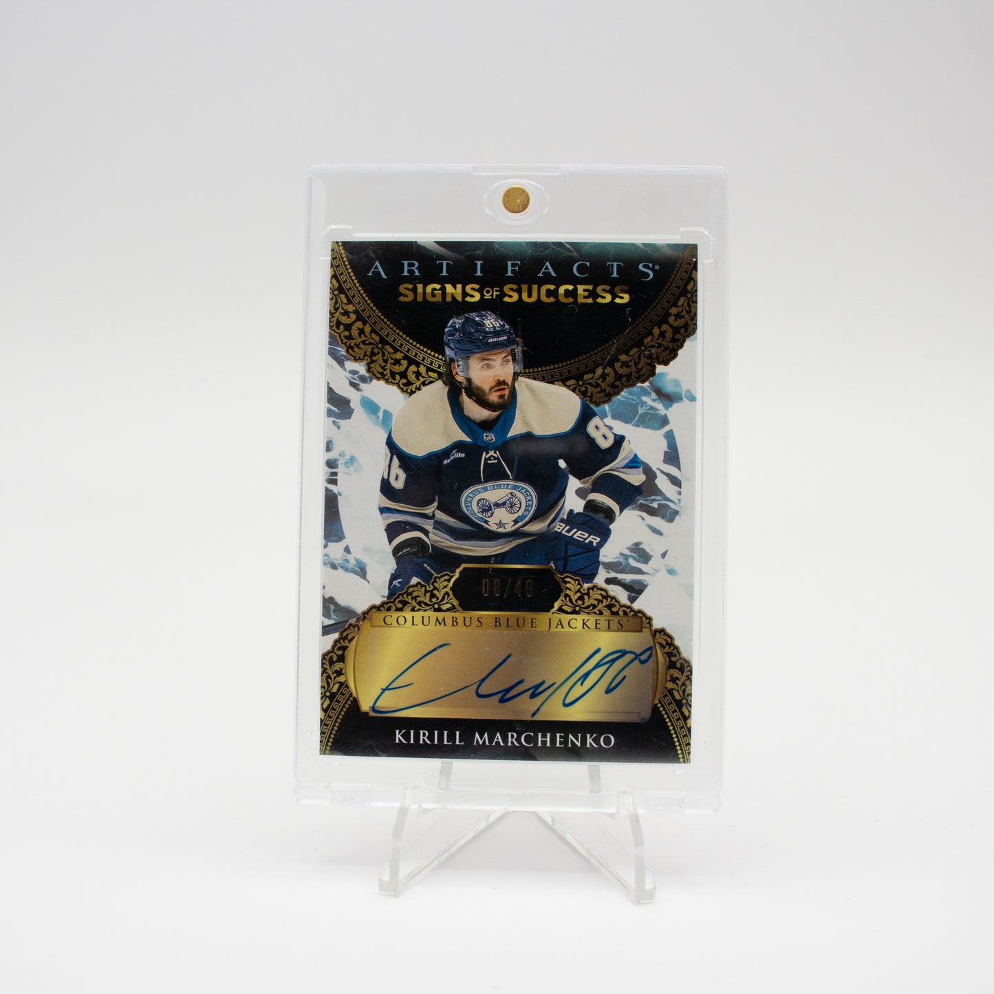 2023-24 UD ARTIFACTS AUTO PATCH ROOKIE - KIRILL MARCHENKO /49