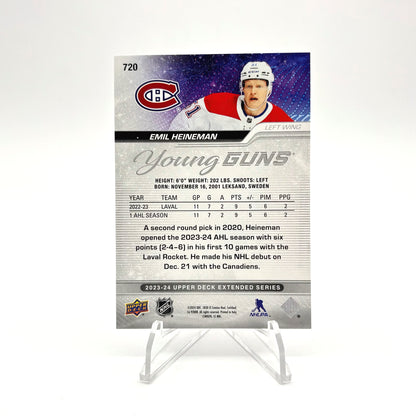 2023-24 UD SERIES ONE - YOUNG GUNS  - EMIL HEINEMAN