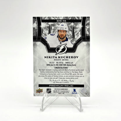 2024-25 - UD BLACK DIAMOND - PREMIUM RELIC - PATCH - NIKITA KUCHEROV /50