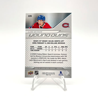 2024-25 UD SERIES ONE - YOUNG GUNS - LANE HUTSON