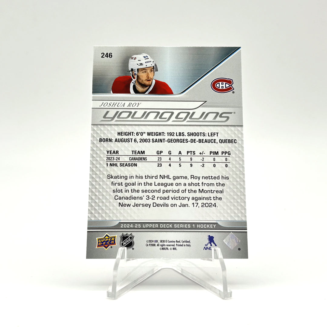 2024-25 UD SERIES ONE - YOUNG GUNS - JOSHUA ROY