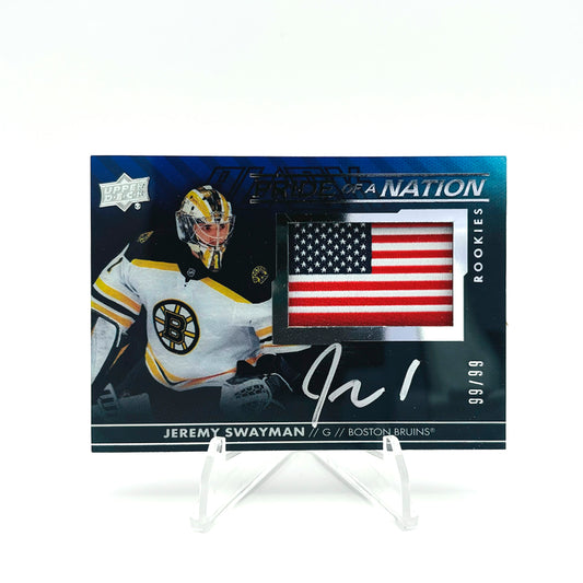 2021-22 - UD BLACK - PRIDE OF A NATION- JEREMY SWAYMAN 99/99