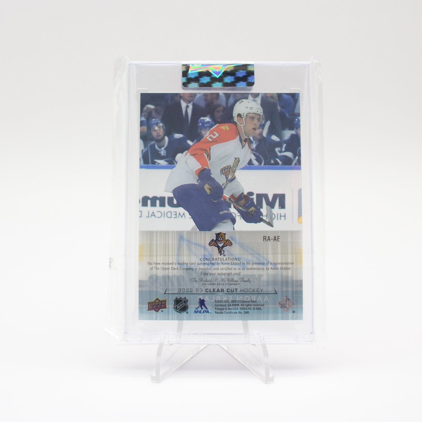 2022-23 CLEAR CUT - YOUNG GUNS - AUTO - AARON EKBLAD