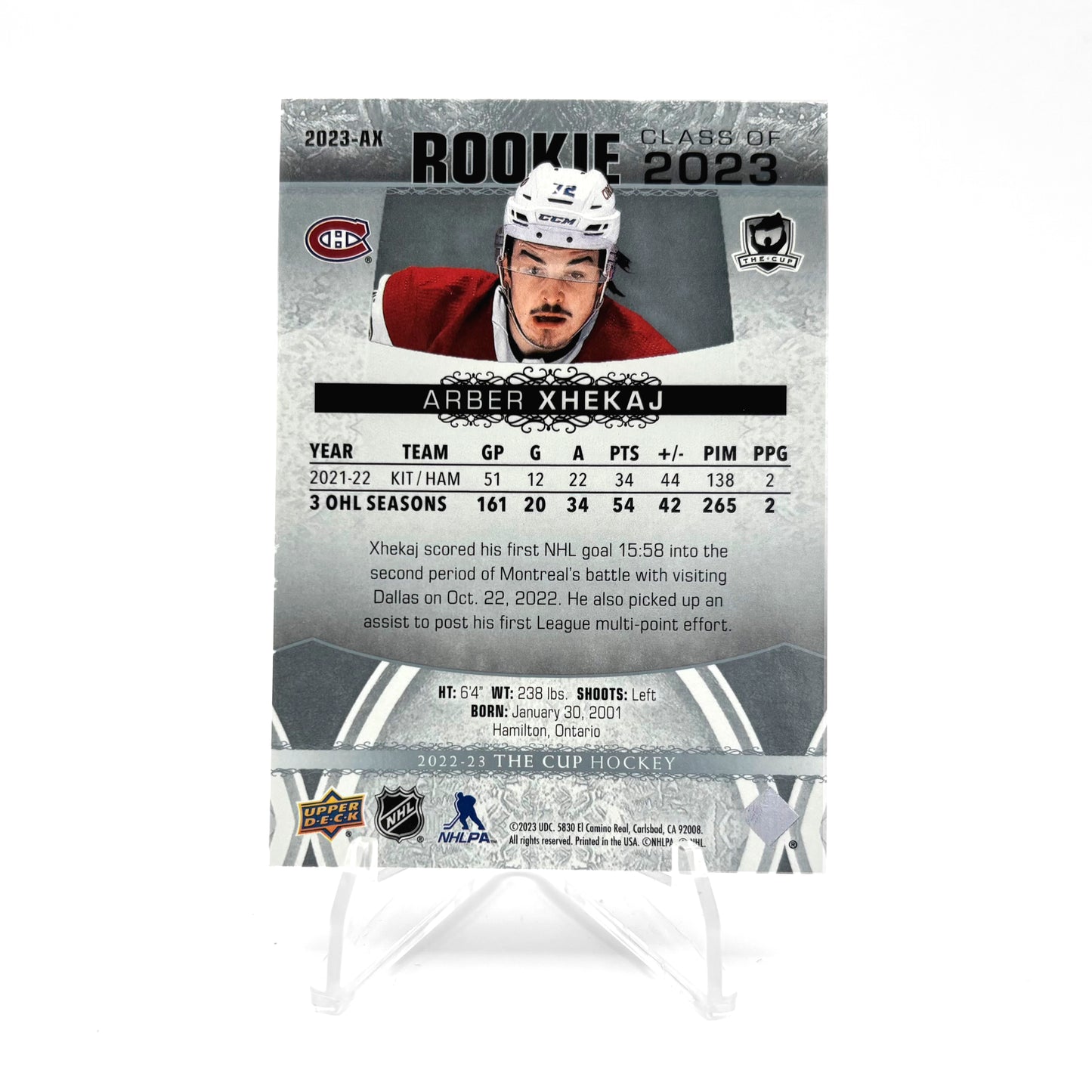 2022-2023- UD THE CUP - CLASS OF 2023 -  ARBER XHEKAJ 045/249