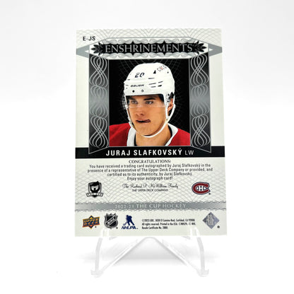 2022-23 - UD THE CUP - ENSHRINEMENTS - JURAJ SLAFKOVSKY 02/99