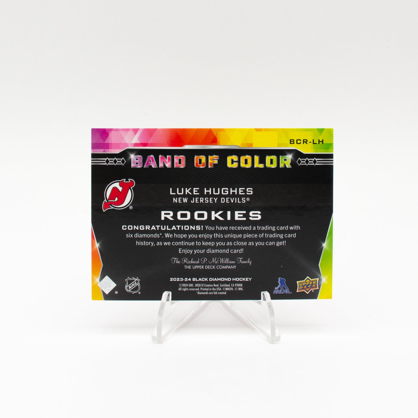 2023-24 - BLACK DIAMOND - BAND OF COLOR - LUKE HUGHES