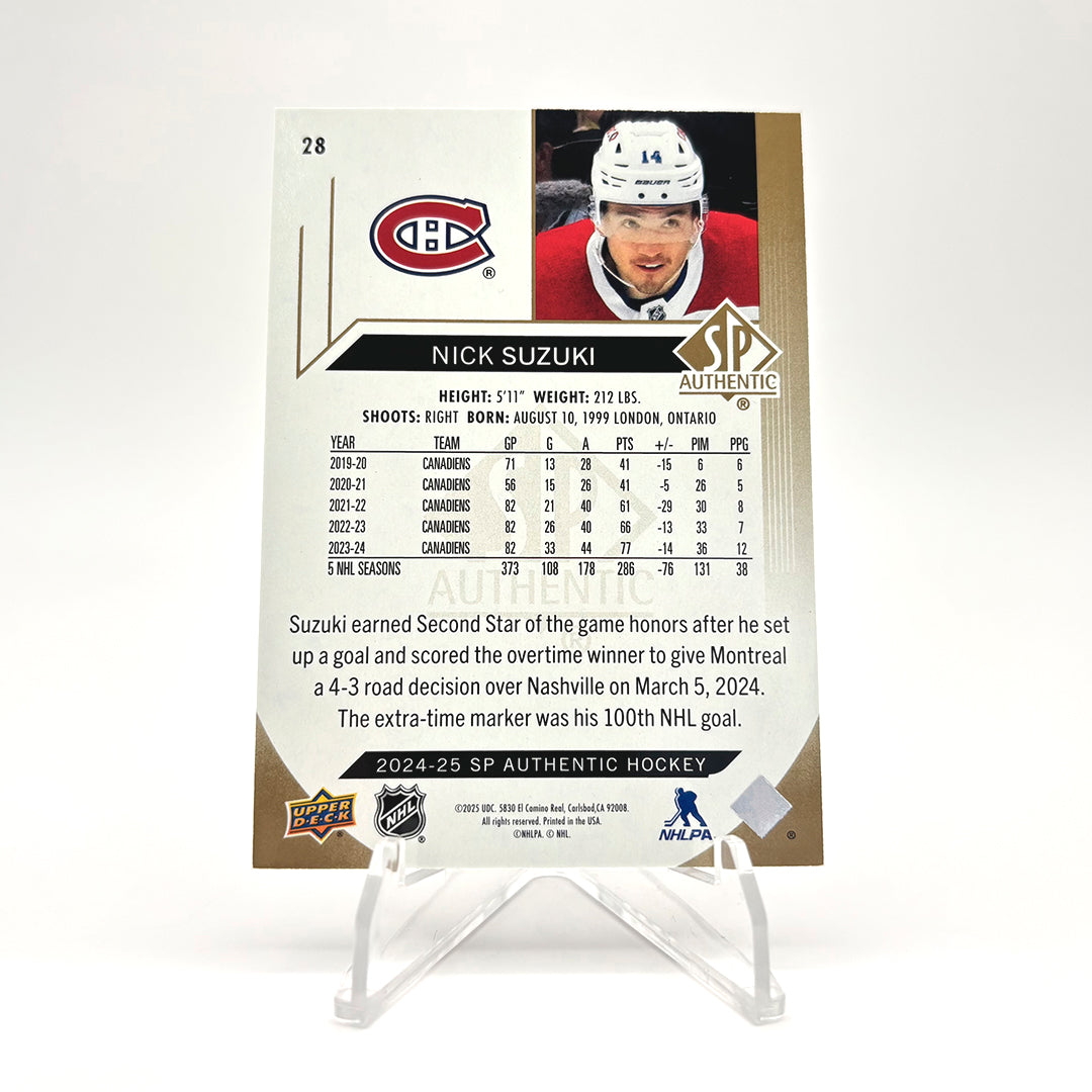 2024-25 - SP AUTHENTIC - LIMITED - NICK SUZUKI 30/99