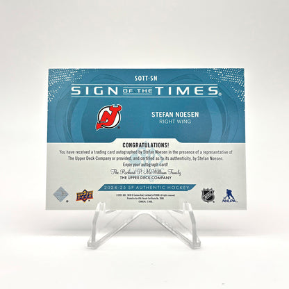 2024-25 - SP AUTHENTIC - SIGN OF THE TIME - STEFAN NOESEN
