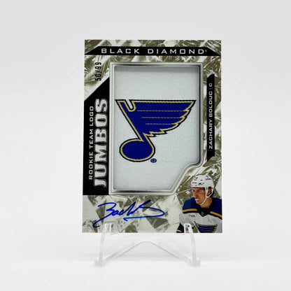 2024-25- BLACK DIAMOND - ROOKIE TEAM LOGO JUMBOS - ZACHARY BOLDUC /99