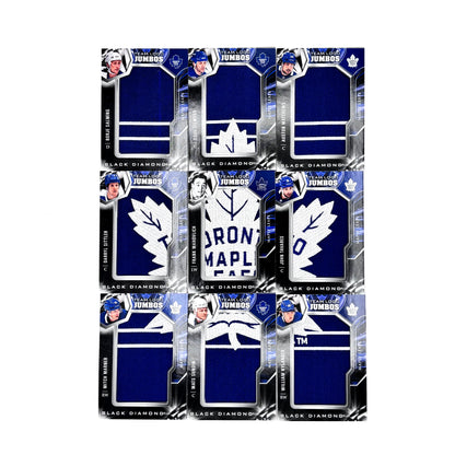 2022-23 - BLACK DIAMOND - TEAM LOGO JUMBOS - MAPLE LEAFS X9 (CREST COMPLET)